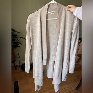 All Saints 100% Merino wool drapey cardigan